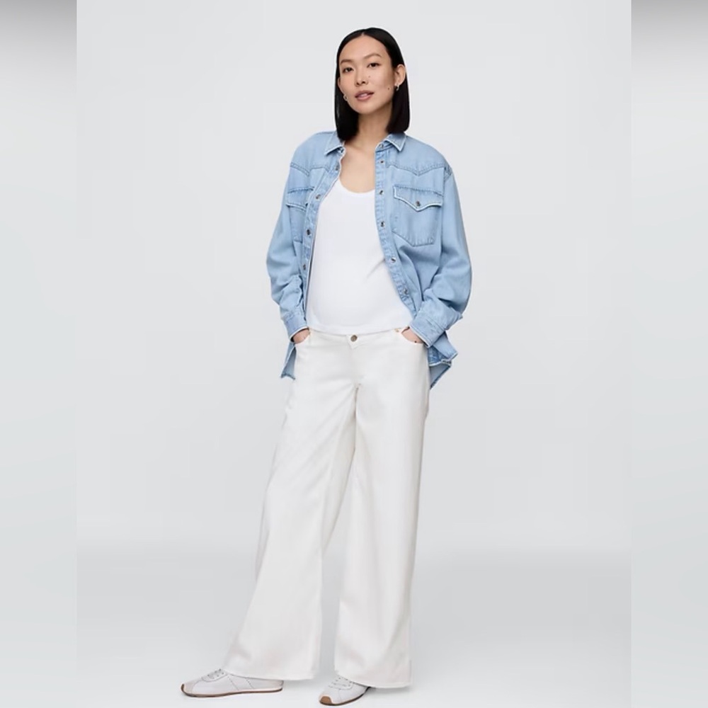 TALL Maternity True Waistband Full Panel
UltraSoft Baggy Jeans || GAP || 28 Long